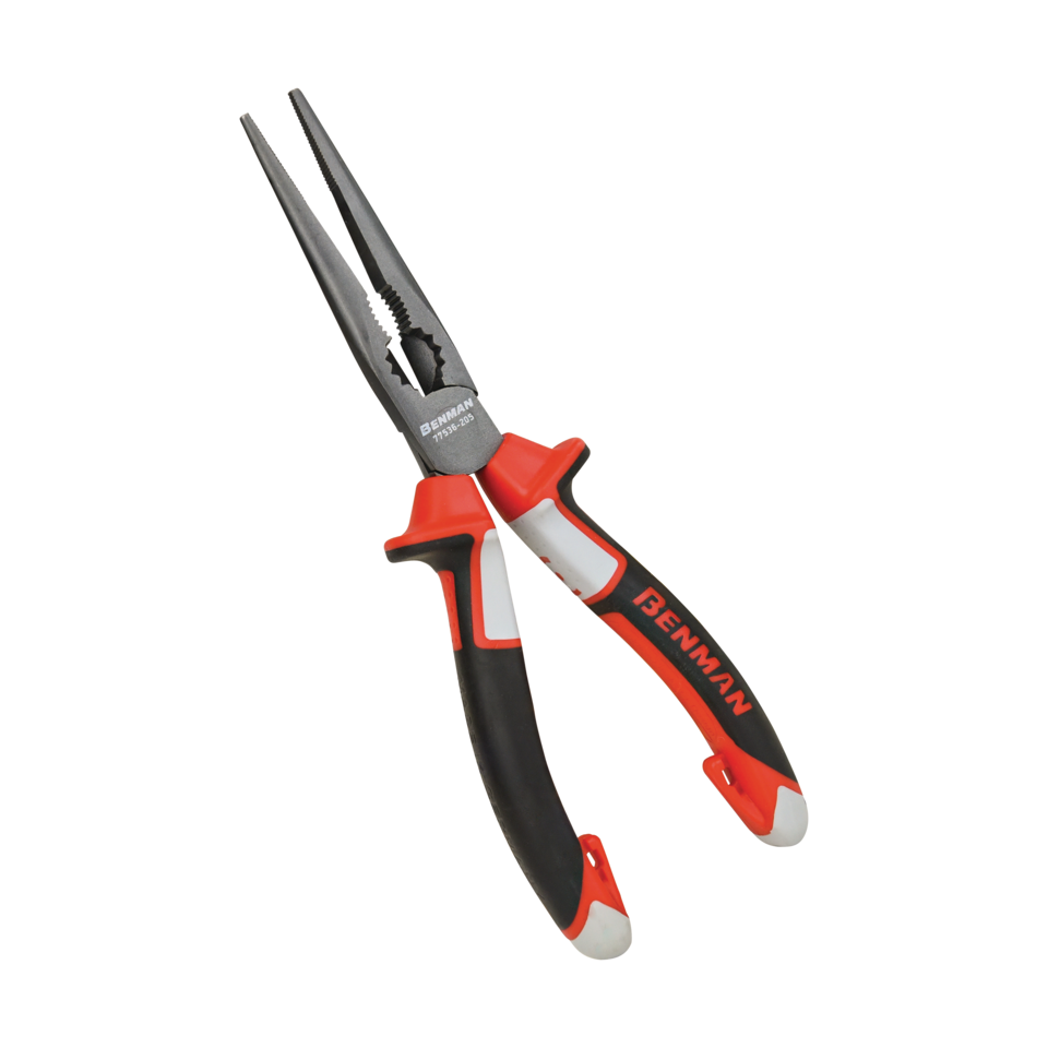 Clește cu vârf lung Benman, 205 mm (SKU 77536)
