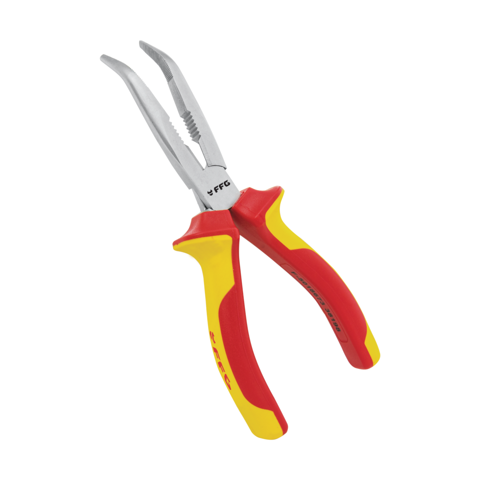 Clește cu vârf lung FFGroup, 200 mm (SKU 38198)