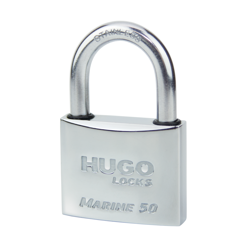 Lacăt oțel Hugo Marine inox 60, 60 mm
