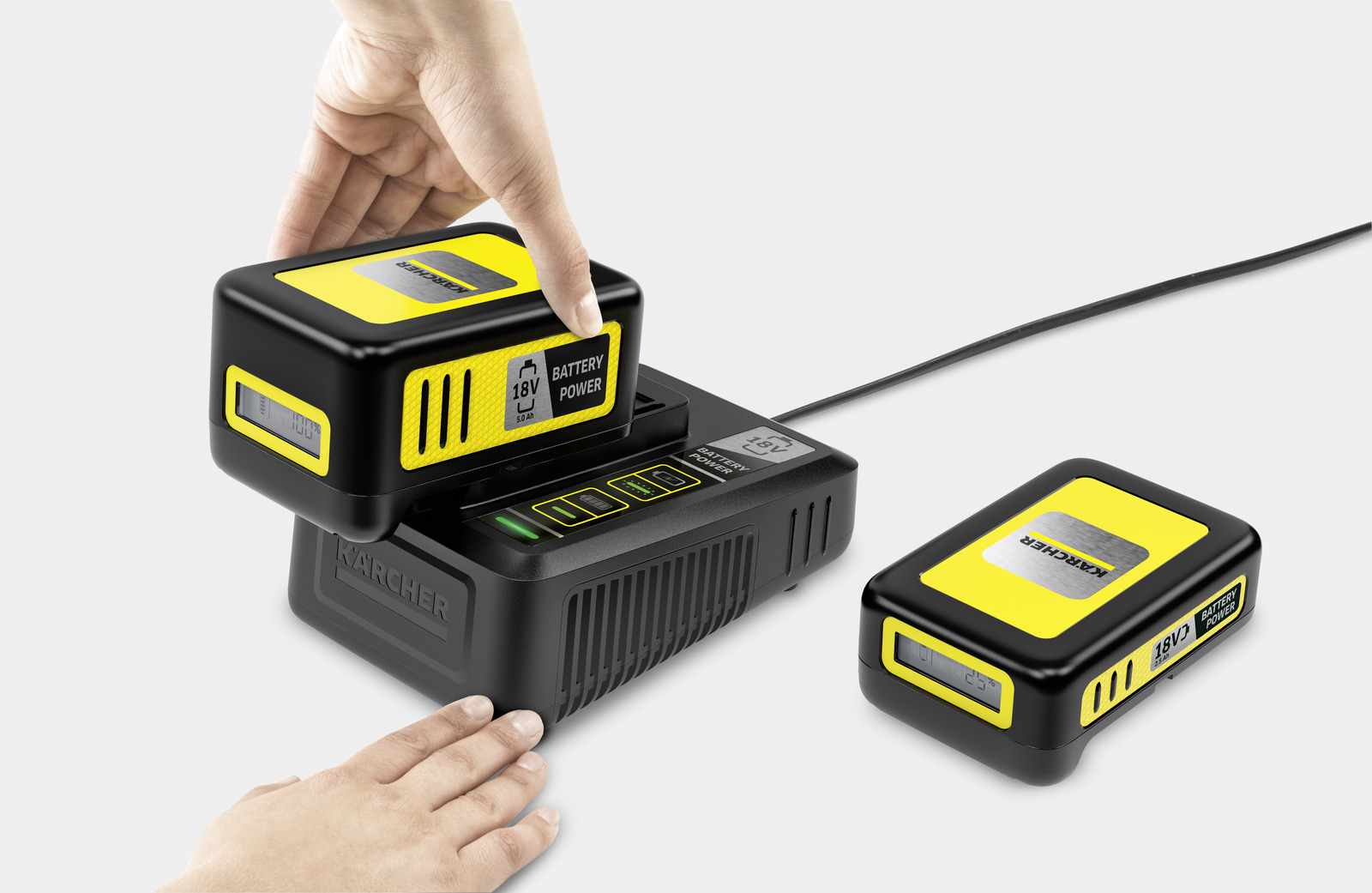 Fast battery recharger Battery Power 18 2