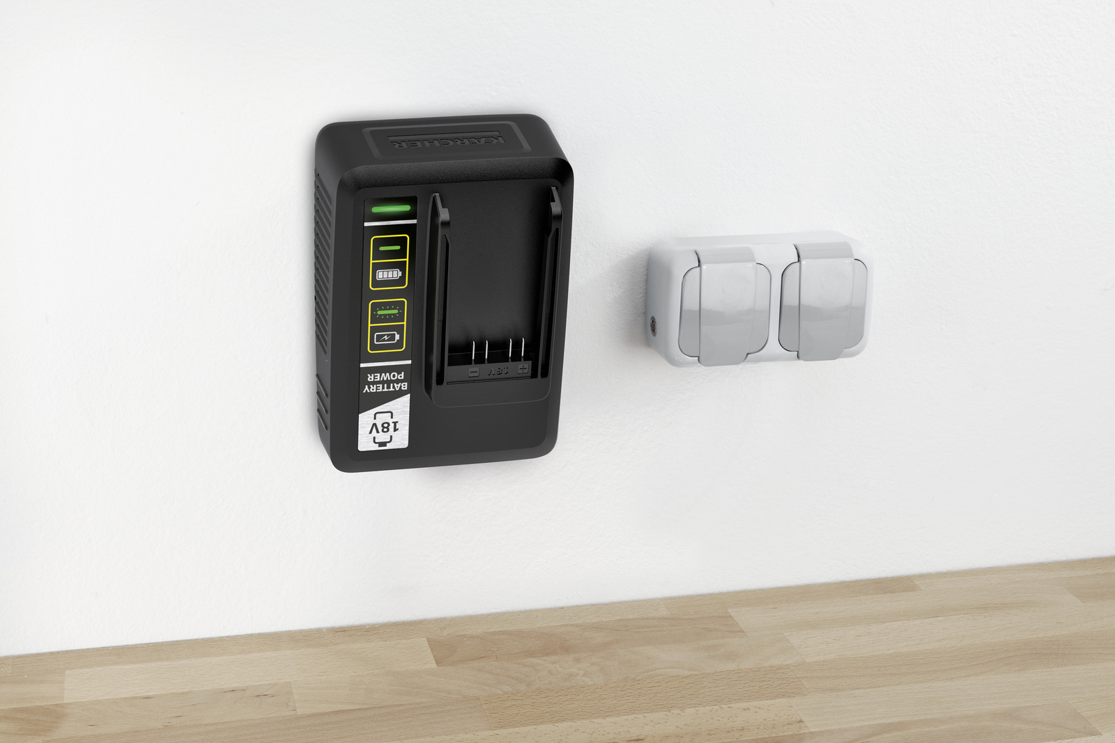Fast battery recharger Battery Power 18 3