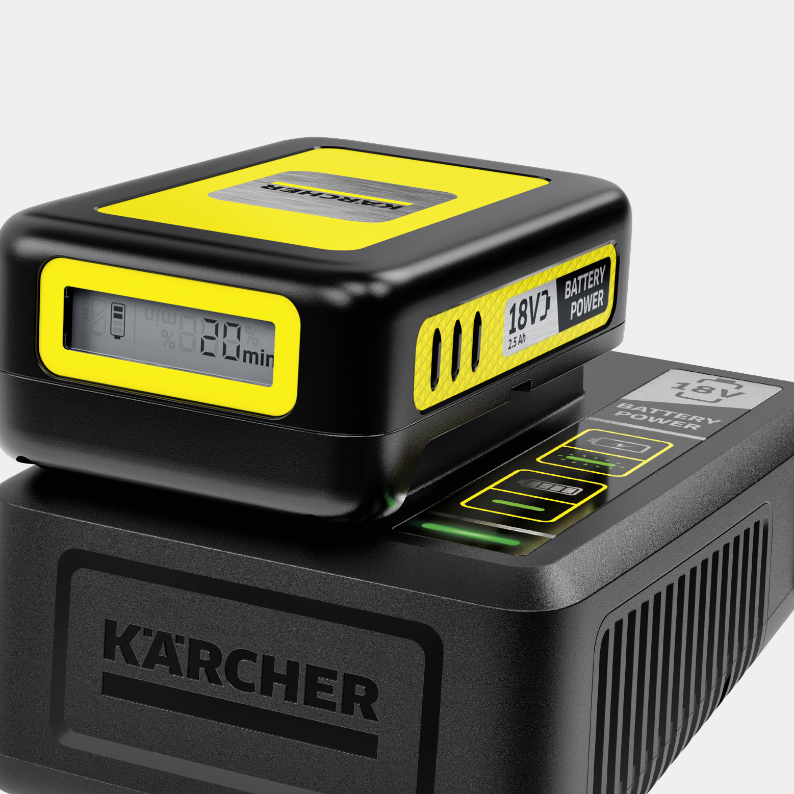 Fast battery recharger Battery Power 18 4