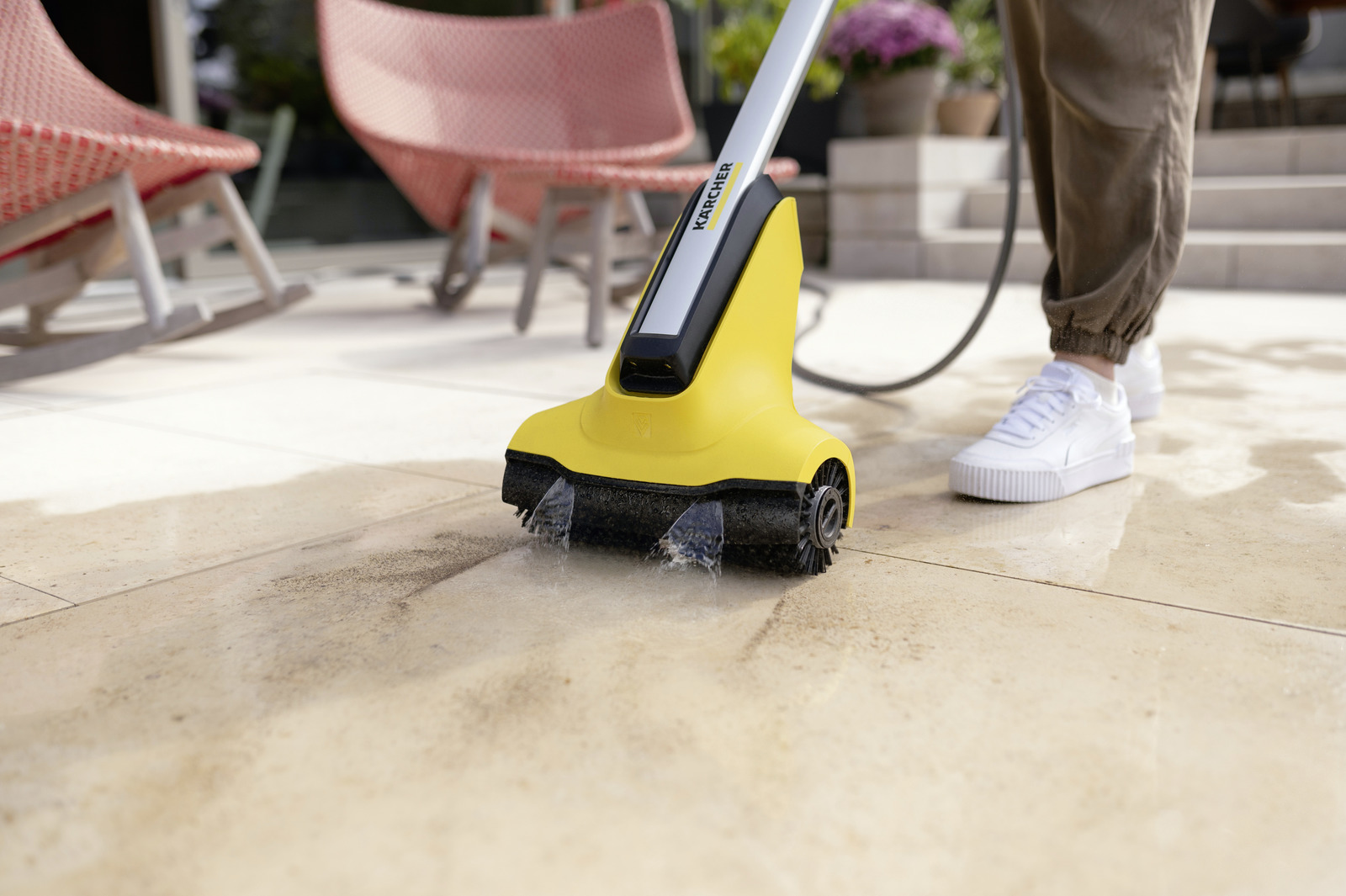 Roller brushes stone surfaces PCL 3-18 3