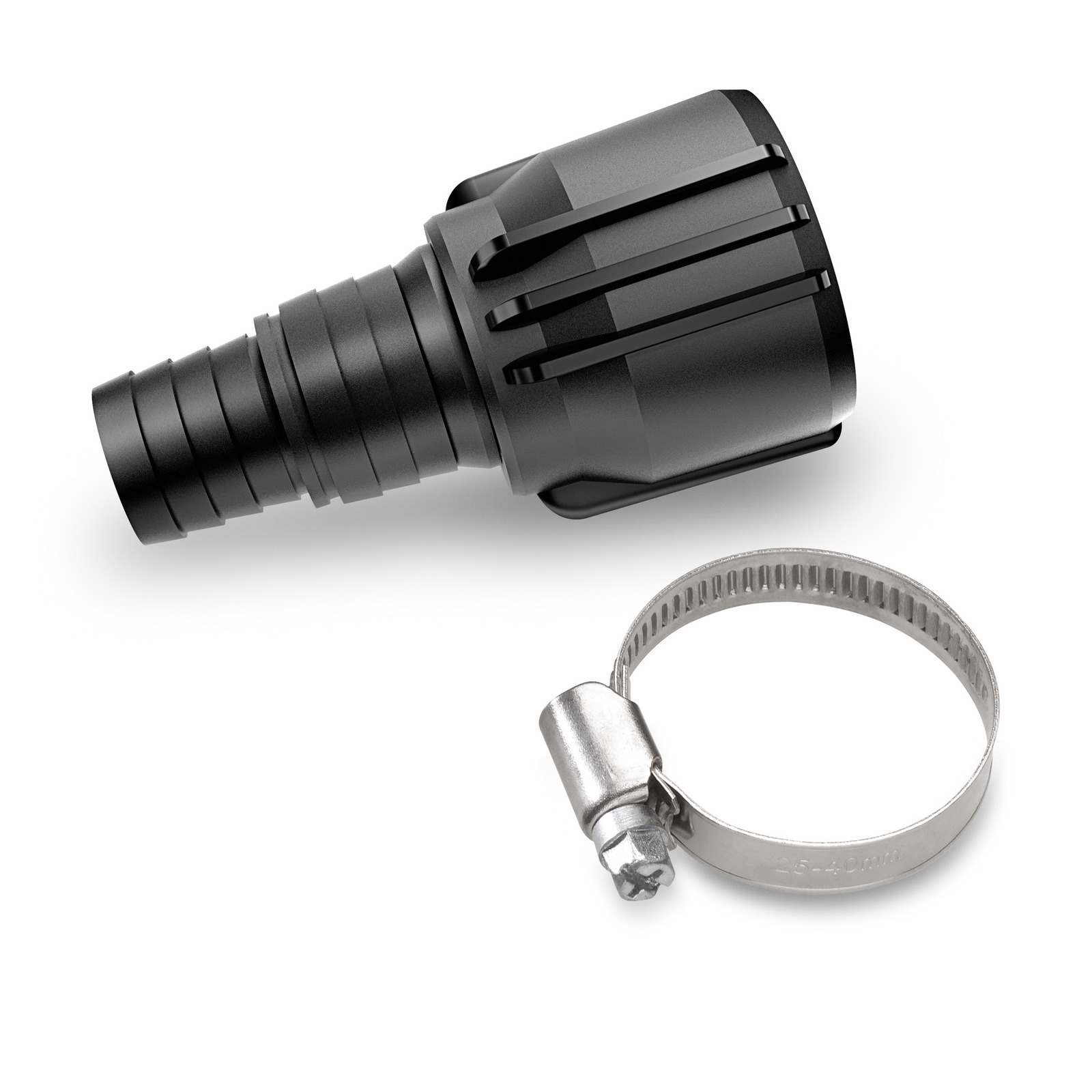 Connector for suction & garden hose