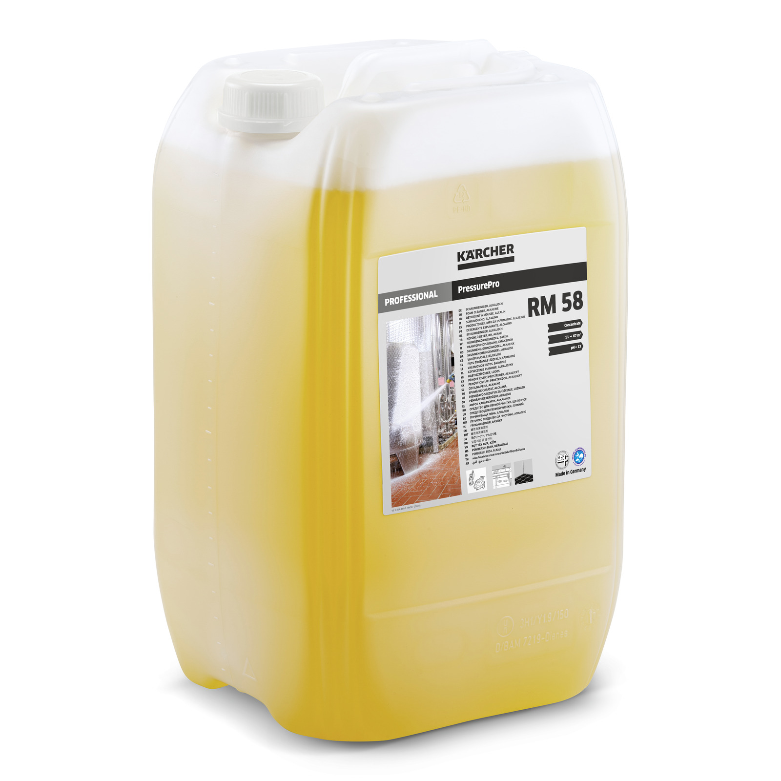 RM 58** 20l Foam Cleaner, alkaline