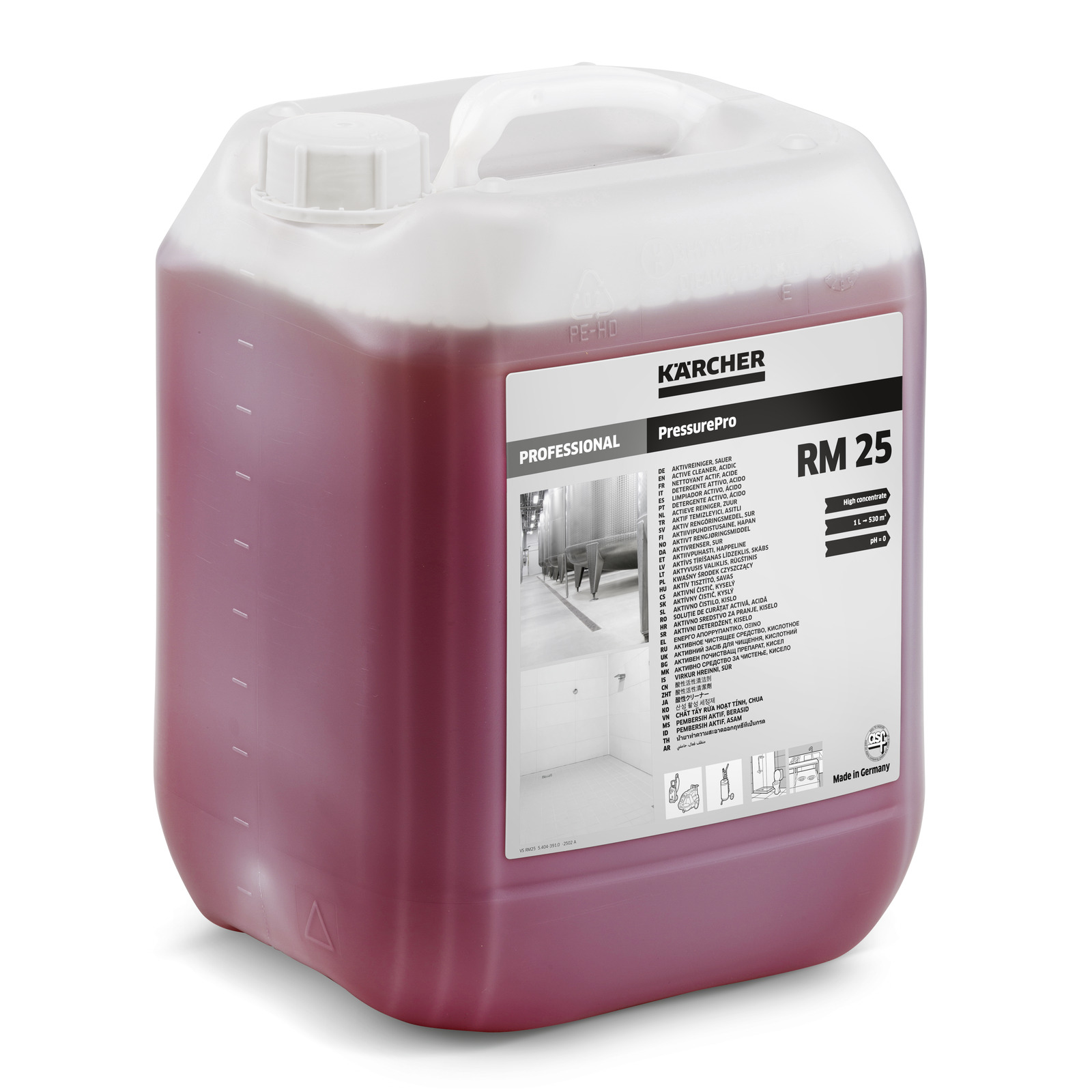RM 25** 10l active cleaner, acidic