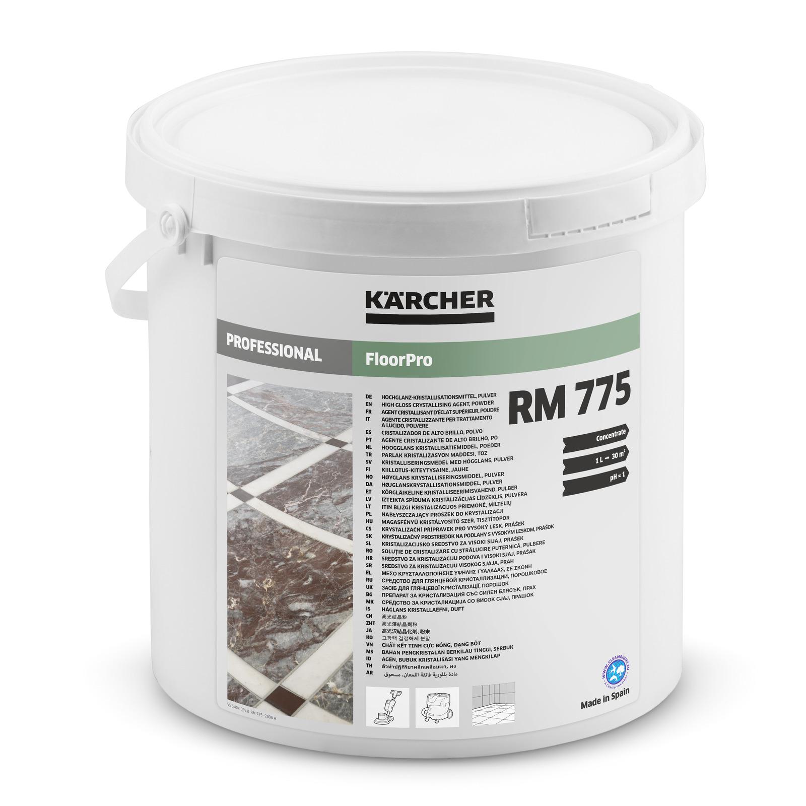 RM 775** 5kg High Gloss Crystallising Ag