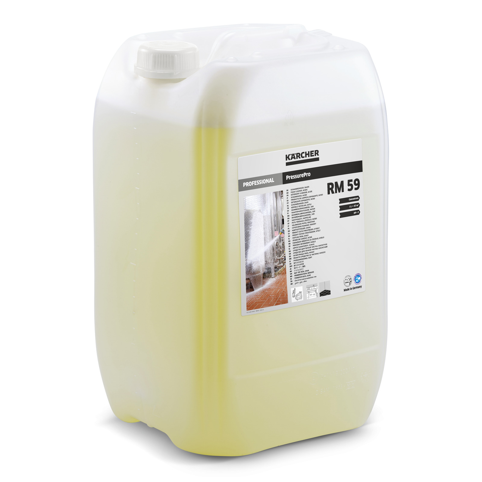 RM 59** 20l foam cleaner acidic