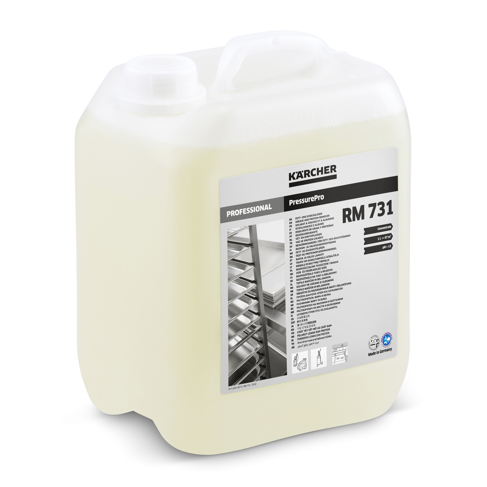 RM 731** 5l fat and protein solvent