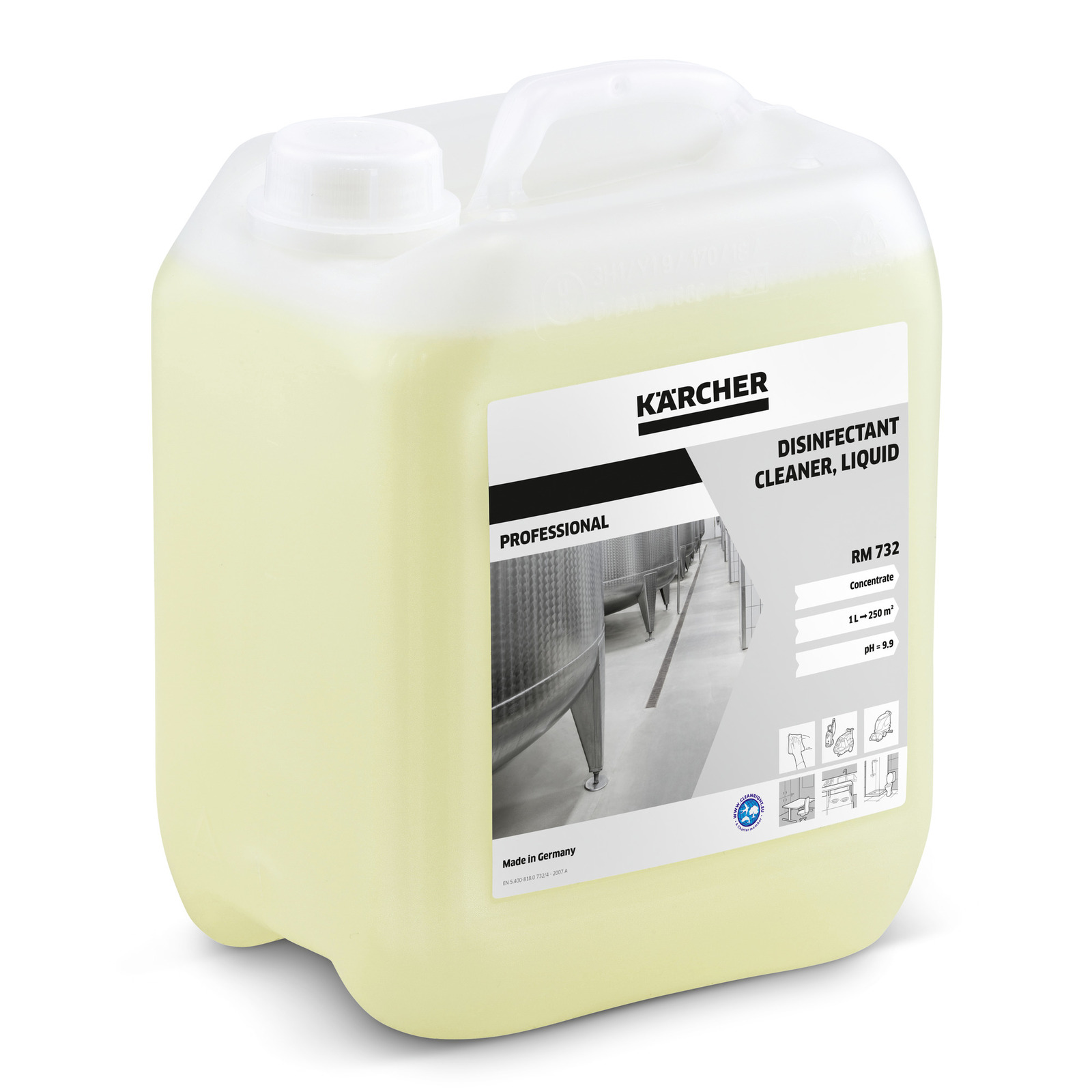 RM 732** 5l Disinfecting detergent