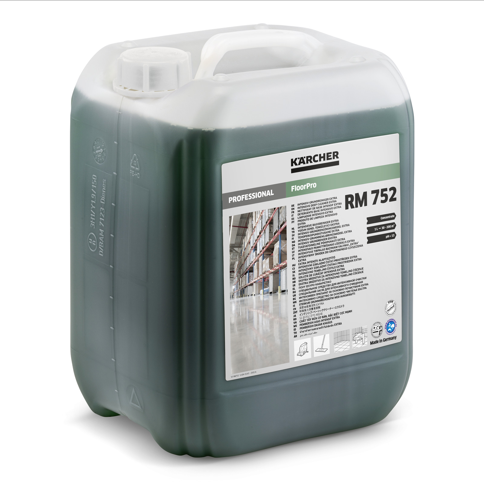 RM 752** 10l intensive basic cleaner Ext