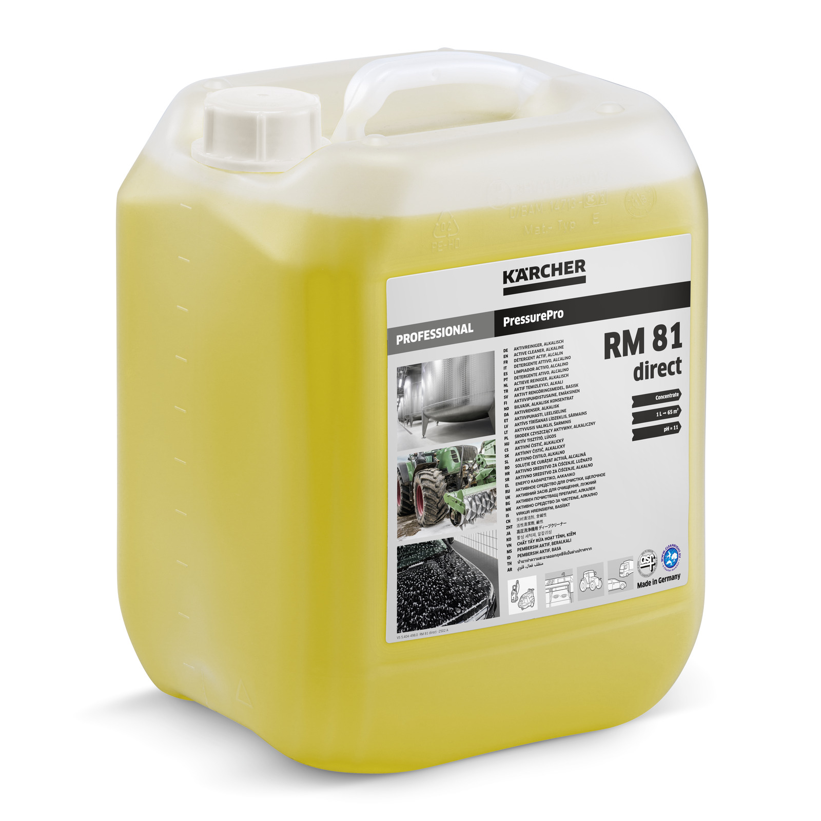 RM 81 direct** 10l Active Cleaner, alkal