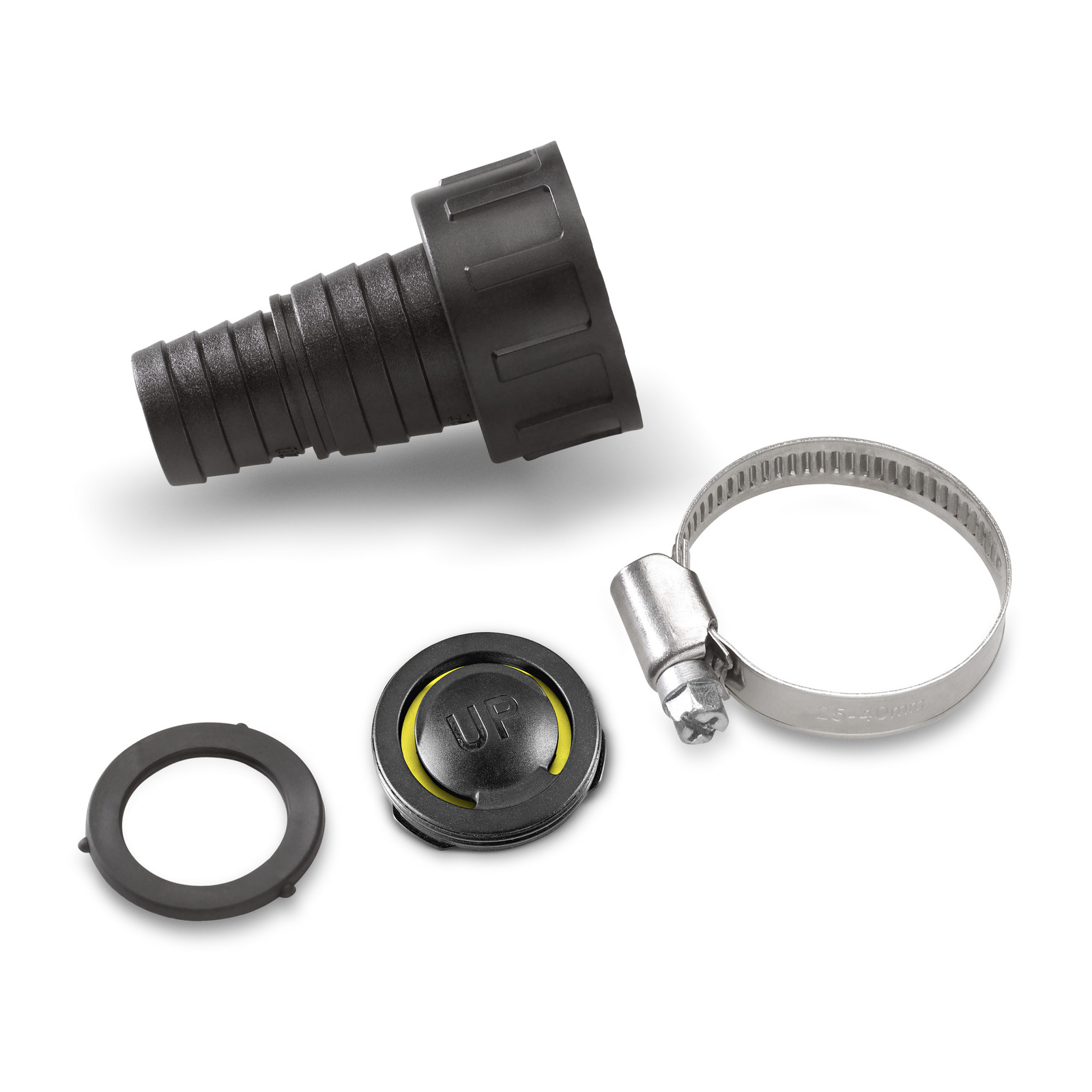 Connection for suction hose 3/4"+ 1"